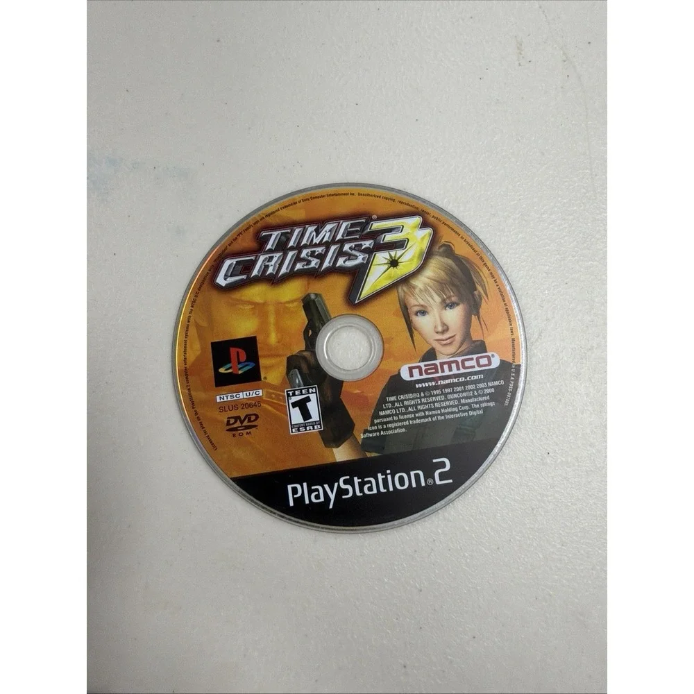 Times Crisis 3 Playstation 2 PS2 Disc Only Tested Works
